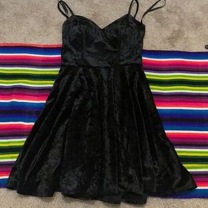 Black Velvet Dress Size Small